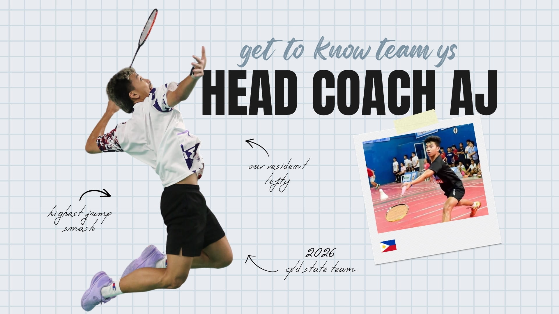 Meet Team YS - Head Coach AJ